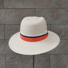 Load image into Gallery viewer, Borsalino/Wild Brim Lady Hat - Orange Ribbon - OBEIOBEI
