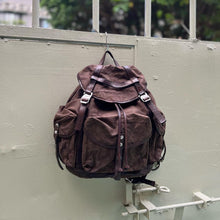 Load image into Gallery viewer, Campomaggi/Brown Canvas Backpack