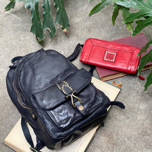 Load image into Gallery viewer, Campomaggi/Backpack(Black/Cognac)