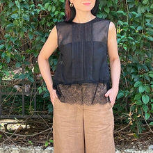 Load image into Gallery viewer, Japan designer/Lace top(White/Black)