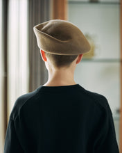 Load image into Gallery viewer, 日本設計師帽款/Fur felt hat(Olive/Black/Dark Beige)
