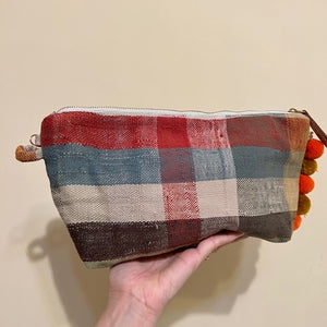 西班牙設計師/Woven Cotton pouch bag - OBEIOBEI