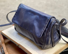 Load image into Gallery viewer, Numero 10/Soft Leather Bag (Brown/Navy)