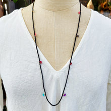 Load image into Gallery viewer, SHASHI/Glass Bead Tassel Necklace (5 Color) - OBEIOBEI
