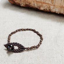 Load image into Gallery viewer, ISHI/Brown Brass Beads Bracelet - OBEIOBEI