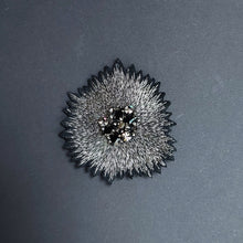 Load image into Gallery viewer, My BOB/Black Embroidered Brooch - OBEIOBEI