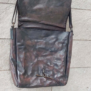 Munoz Vrandecic/Dark Brown Shoulder Bag - OBEIOBEI
