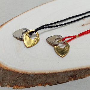 Cooperative de Creation/Heartshape locks necklace - OBEIOBEI