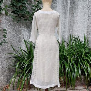 ITR/Cotton Wrap Dress - OBEIOBEI