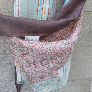 Ana Maison/Printed Silk Scarf (2 Style) - OBEIOBEI