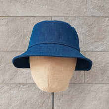 Load image into Gallery viewer, Doria/Denim Bucket Hat - OBEIOBEI