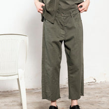 Load image into Gallery viewer, 義大利設計師品牌/Slate Gray Trousers - OBEIOBEI