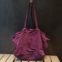 Load image into Gallery viewer, Delle Cose/Purple canvas bag - OBEIOBEI