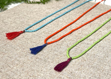 Load image into Gallery viewer, Cooperative de Creation/Glass beads necklace(4 colors) - OBEIOBEI