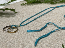 Load image into Gallery viewer, Cooperative de Creation/Silver & Brass ring necklace - OBEIOBEI