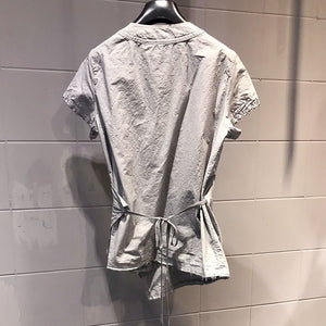Hannoh Wessel/Light grey cotton top - OBEIOBEI