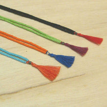 Load image into Gallery viewer, Cooperative de Creation/Glass beads necklace(4 colors) - OBEIOBEI