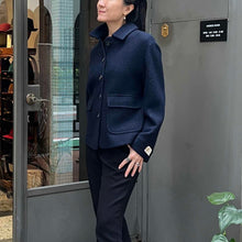 Load image into Gallery viewer, 義大利Massimo Alba/Navy Vergin Wool Jacket