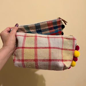 西班牙設計師/Woven Cotton pouch bag