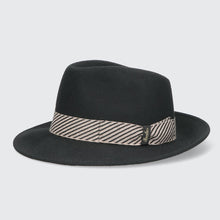 Load image into Gallery viewer, Borsalino/Black fedora hat(Medium brim)