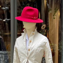 Load image into Gallery viewer, Borsalino/Red felt hat(Medium brim)