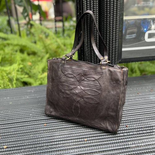 Campomaggi/Grey Leather Tote