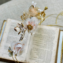 Load image into Gallery viewer, Cecile Boccara/Flower Tiara with Crystals