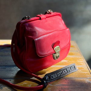 Christian Peau/Classic red frame shoulder bag