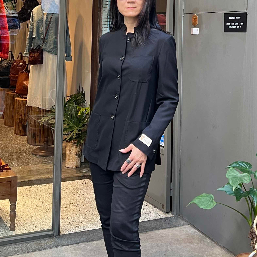 義大利Massimo Alba/Black Wool Jacket