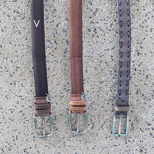 Martinica/Dark Brown Leather Belt