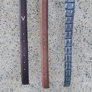 Martinica/Dark Brown Leather Belt
