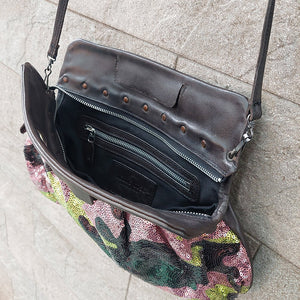 Delle Cose/Camouflage Sequin Two-way Bag - OBEIOBEI