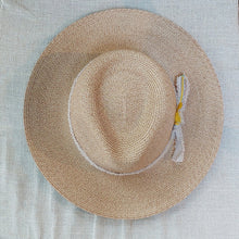 Load image into Gallery viewer, OBEIOBEI/Paper straw hat-Beige ribbon