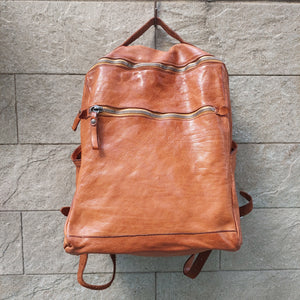 Campomaggi/Cognac Leather Backpack