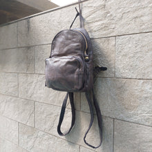 Load image into Gallery viewer, Campomaggi/Mini Backpack-without rivets(Wine/Grey)