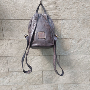 Campomaggi/Mini Backpack-without rivets(Wine/Grey)