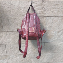 Load image into Gallery viewer, Campomaggi/Mini Backpack-without rivets(Wine/Grey)