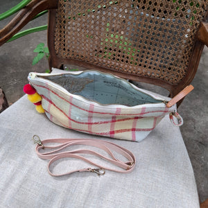 西班牙設計師/Woven Cotton pouch bag