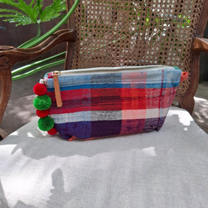 西班牙設計師/Woven Cotton pouch bag
