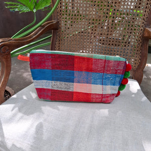 西班牙設計師/Woven Cotton pouch bag