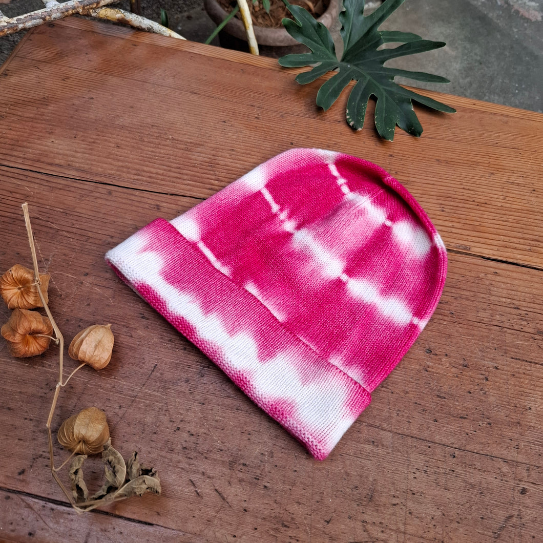 義大利MJW/Cashmere Knitting Hat (Pink/Navy)