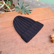 Load image into Gallery viewer, 義大利MJW/Wool Knitting Hat (Black/Grey/Nayural)