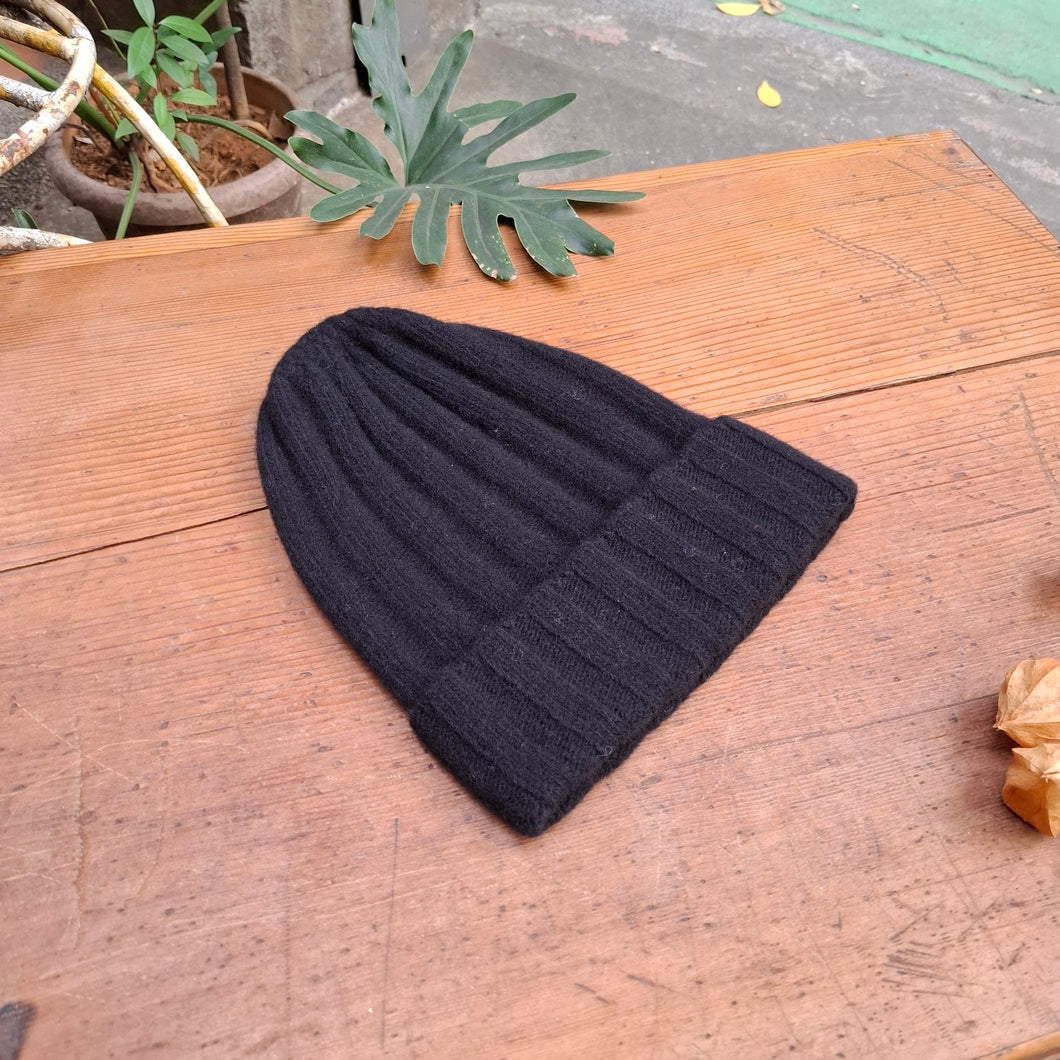 義大利MJW/Wool Knitting Hat (Black/Grey/Nayural)