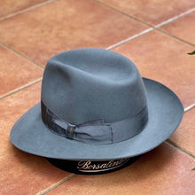 Load image into Gallery viewer, Borsalino/Grey Blue Wide brim hat