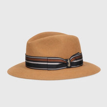 Load image into Gallery viewer, Borsalino/Winter hat in camel(Medium brim)