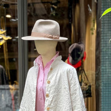 Load image into Gallery viewer, Borsalino/Light Beige Felt Hat(Wide brim)