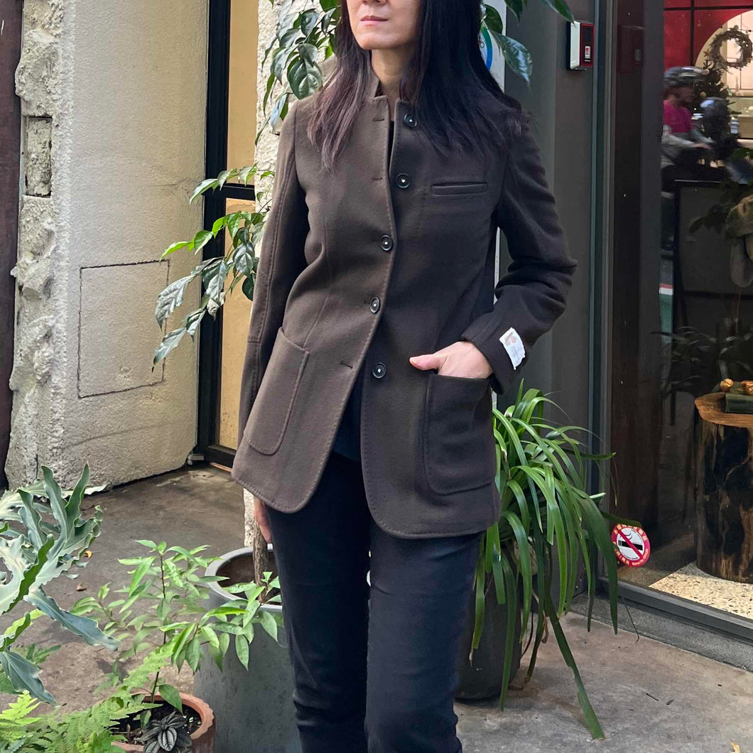 義大利Massimo Alba/Brown Wool Jacket