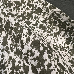義大利設計師品牌/Ink speck Cotton top(Olive/Navy)