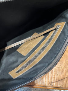 Isabel Benenato/Geometric Clutch in Brown