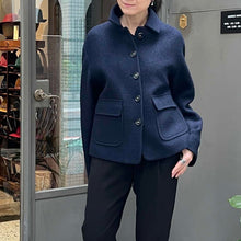 Load image into Gallery viewer, 義大利Massimo Alba/Navy Vergin Wool Jacket